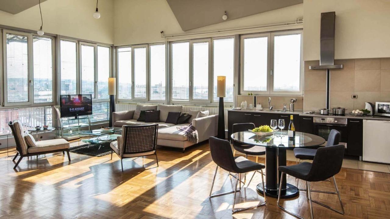 Apartment With The View Belgrado Buitenkant foto